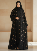 The Foliage Leaf Embroidered Abaya