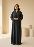 The Slate Minimalist Bisht Abaya