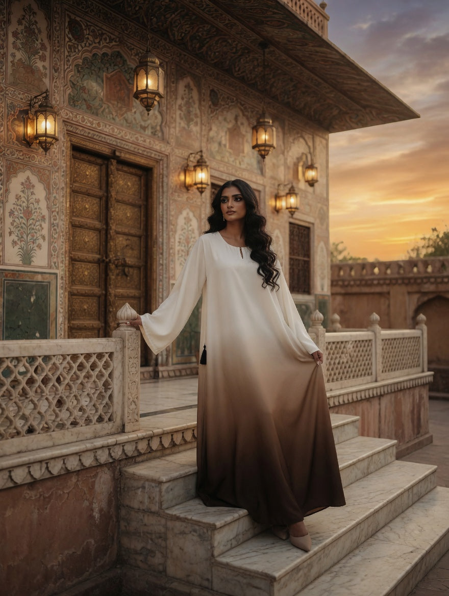 The Ombre Tassel Abaya