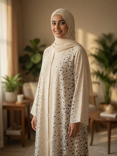 The Amara Stardust Abaya