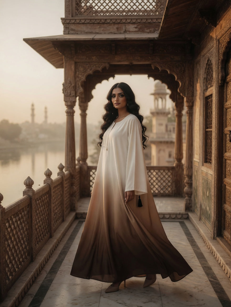 The Ombre Tassel Abaya