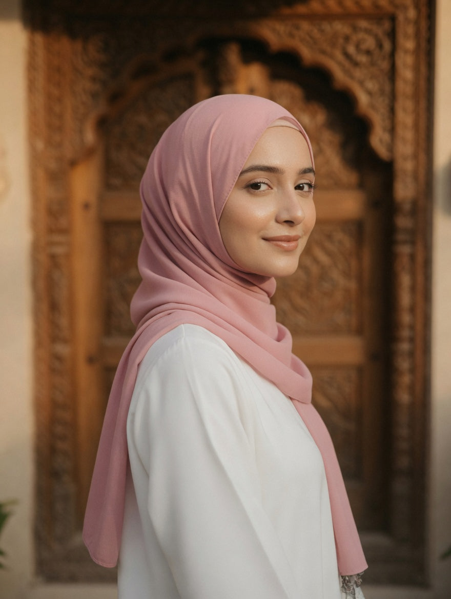The Seraphina Georgette Hijab