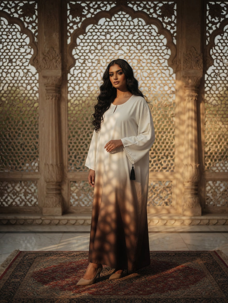 The Ombre Tassel Abaya