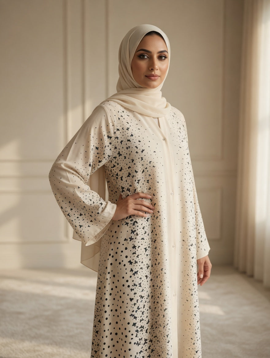 The Amara Stardust Abaya